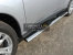 Пороги овальные с накладкой 120х60 мм Mitsubishi Outlander 2012